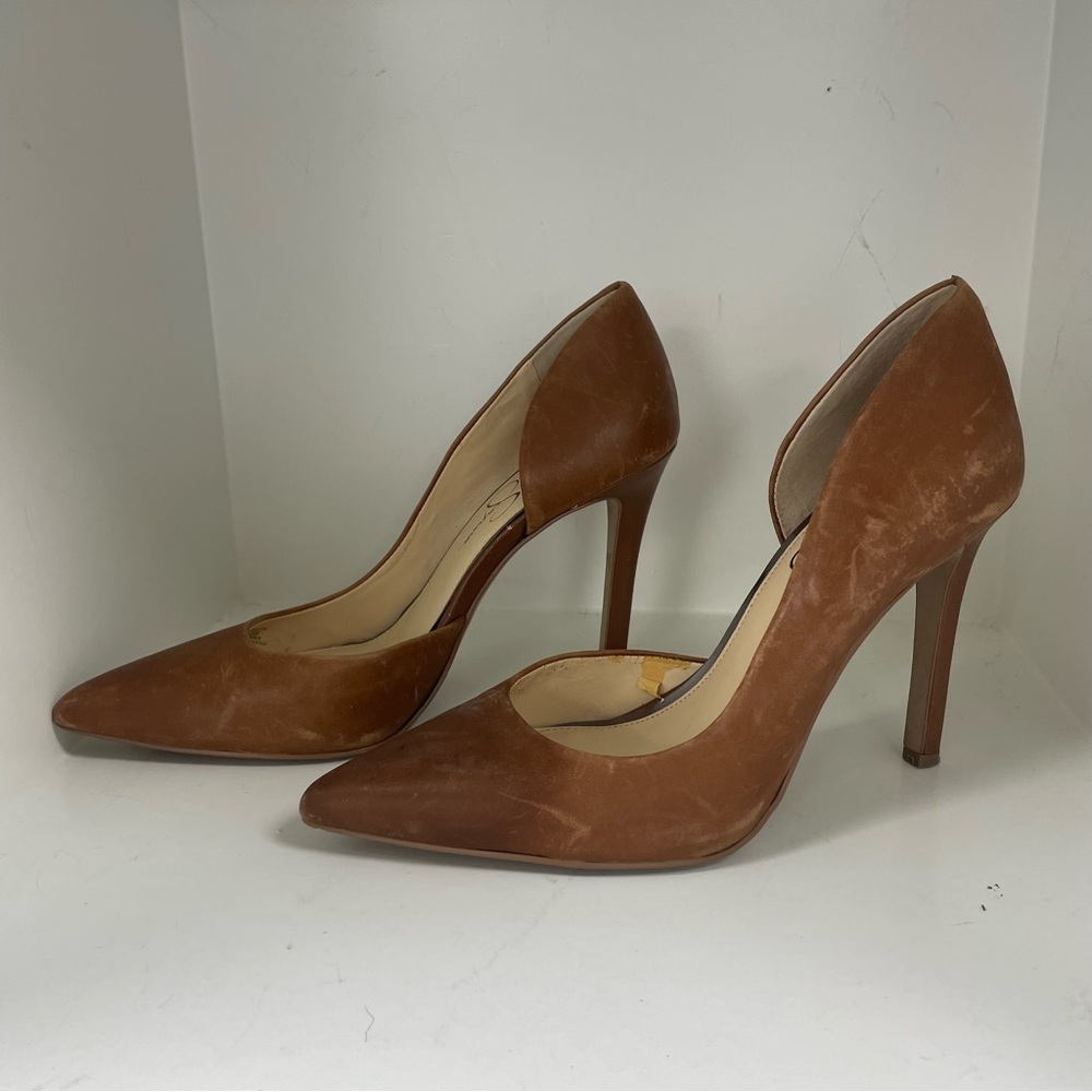 Jessica Simpson Tan Heels - Picture 2 of 6